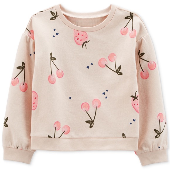 Carter's Cherry Sweatshirt - Picture 1 of 4